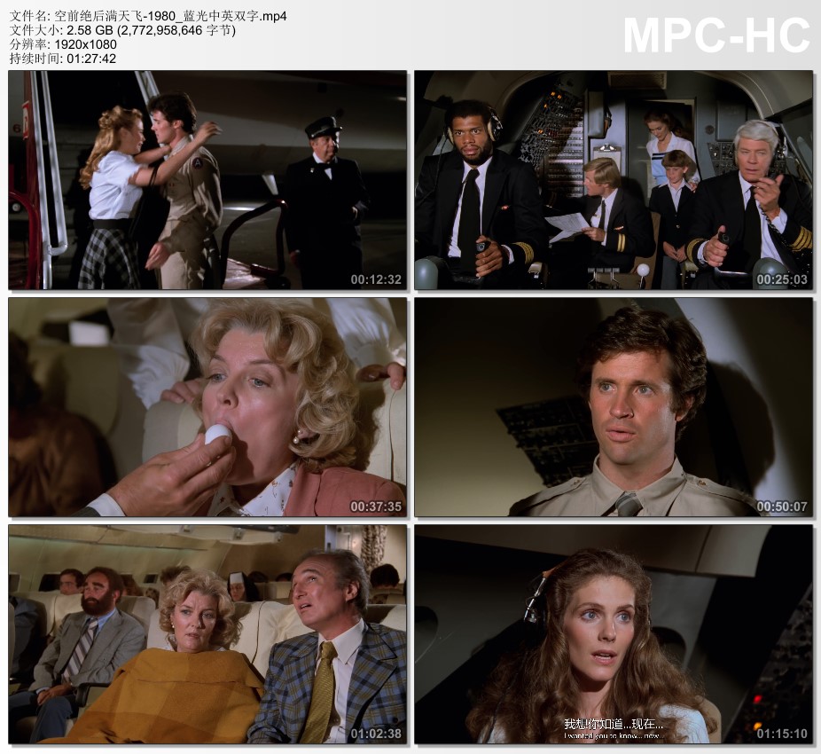 1980年美国电影《空前绝后满天飞》蓝光中英双字