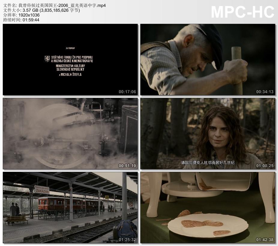 2006年捷克经典喜剧片《我曾侍候过英国国王》蓝光英语中字