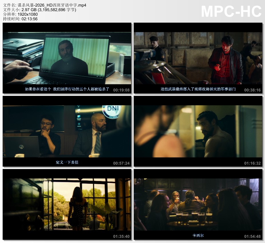 2026年西班牙电影《谍杀风暴》HD西班牙语中字