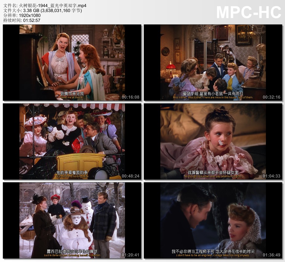 1944年美国电影《火树银花》蓝光中英双字